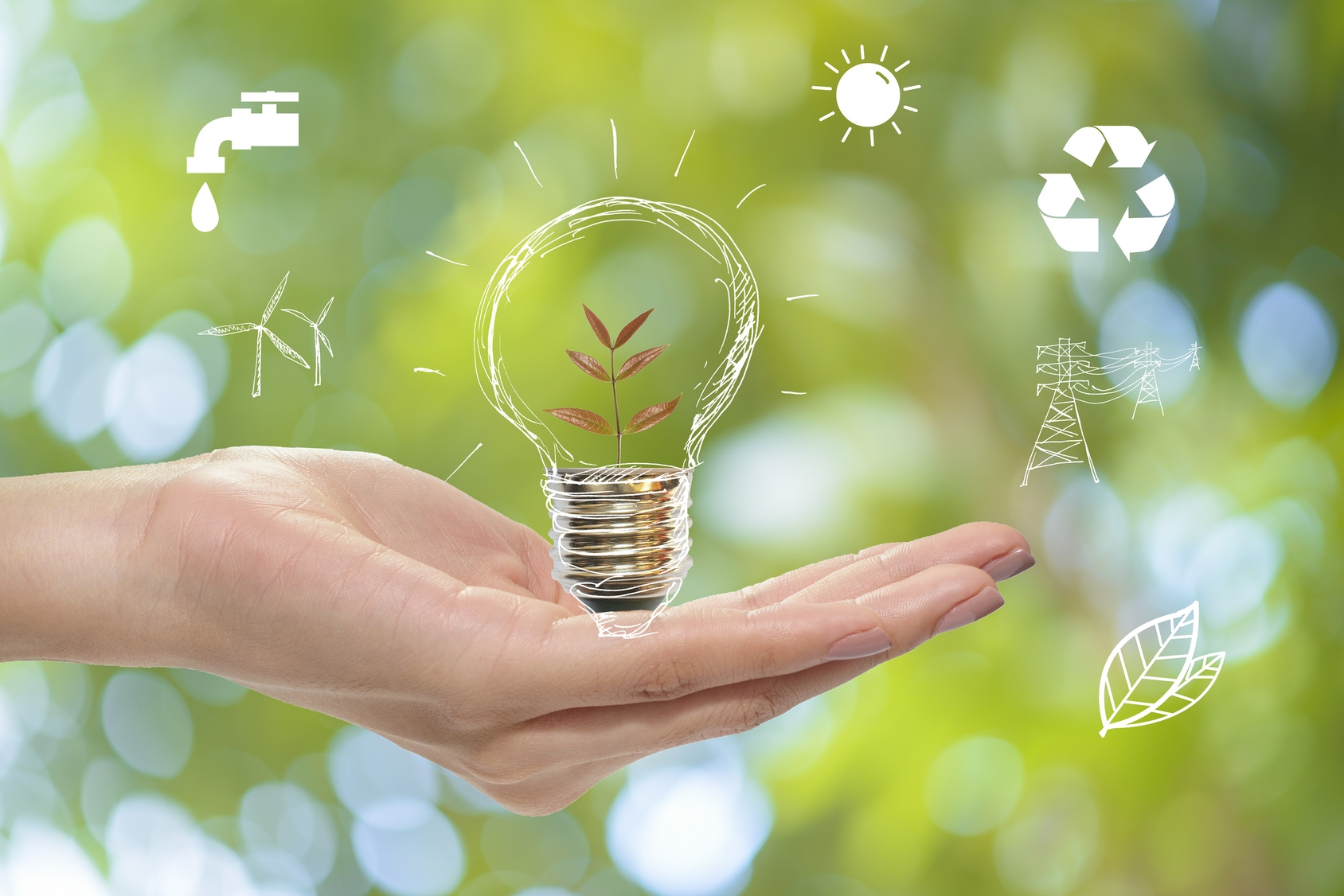 Rettet die Welt Konzept