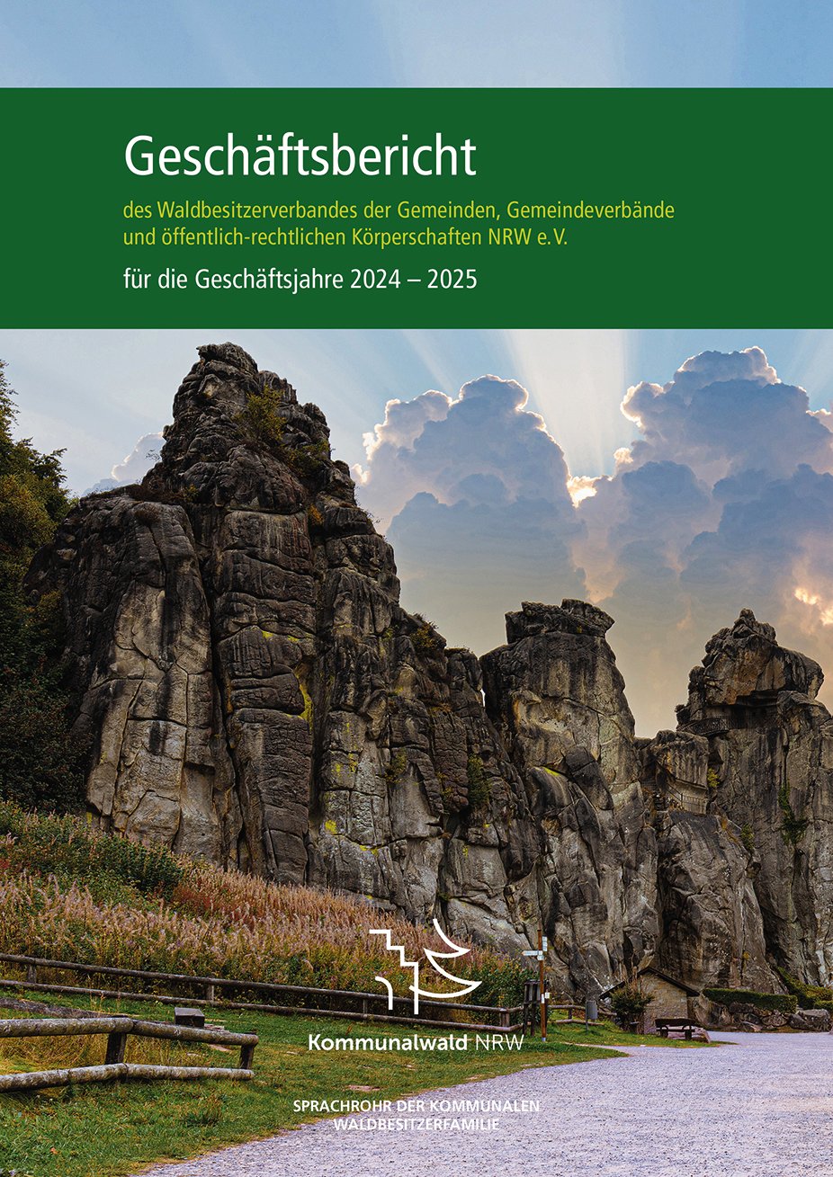Geschäftsbericht des Gemeindewaldbesitzerverbandes NRW 2024 - 2025
